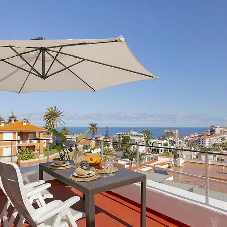 Spacious Penthouse With King-Size Bed, Huge Terrace, Ocean & Teide View Puerto de la Cruz  Eksteriør billede